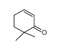 6,6-Dimethyl-2-cyclohexen-1-one结构式