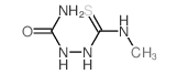 (methylthiocarbamoylamino)urea structure