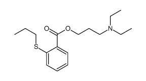 3-(Diethylamino)propyl=o-(propylthio)benzoate结构式