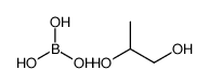 boric acid,propane-1,2-diol Structure