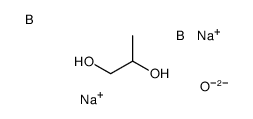disodium,boron,oxygen(2-),propane-1,2-diol Structure