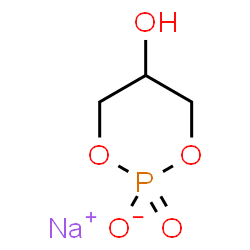 2-hydroxy-1,3,2-dioxaphosphorinan-5-ol 2-oxide, monosodium salt结构式