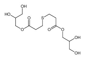bis(2,3-dihydroxypropyl) 3,3'-thiobispropionate Structure