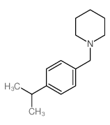 1-[(4-propan-2-ylphenyl)methyl]piperidine Structure