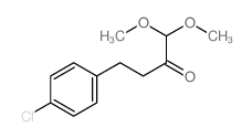 2-Butanone,4-(4-chlorophenyl)-1,1-dimethoxy- Structure