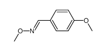 4-methoxy-benzaldehyde-(O-methyl-seqtrans-oxime ) Structure