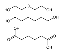 hexanedioic acid,hexane-1,6-diol,2-(2-hydroxyethoxy)ethanol Structure