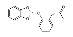 2-(2-acetoxy-phenoxy)-benzo[1,3,2]dioxaphosphole结构式