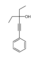 3-ethyl-1-phenylpent-1-yn-3-ol结构式