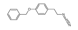 1-azido-2-(4-benzyloxyphenyl)ethane Structure