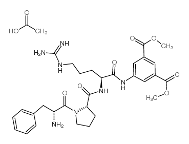 h-d-phe-pro-arg-5-amido-isophthalic acid-dimethyl ester acetate salt picture