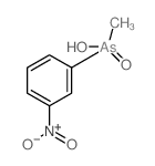 methyl-(3-nitrophenyl)arsinic acid Structure