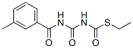 (3-Methylbenzoylaminocarbonyl)thiocarbamic acid S-ethyl ester Structure