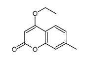 4-ethoxy-7-methylchromen-2-one结构式