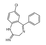N-desmethyl-N(4)-desoxychlordiazepoxide结构式