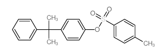 1-methyl-4-[4-(2-phenylpropan-2-yl)phenoxy]sulfonyl-benzene结构式