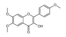 3-hydroxy-4',6,7-trimethoxyflavone Structure