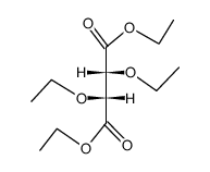 di-O-ethyl-Lg-tartaric acid diethyl ester Structure
