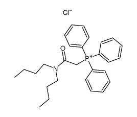 (2-(dibutylamino)-2-oxoethyl)triphenylphosphonium chloride结构式