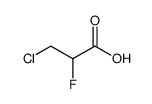 2-fluoro-3-chloropropanoic acid Structure
