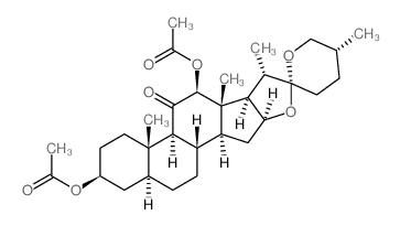 3-Hydroxyandrostane-11,17-dione Structure