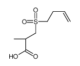 (2S)-3-but-3-enylsulfonyl-2-methylpropanoic acid Structure