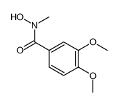 N-hydroxy-3,4-dimethoxy-N-methylbenzamide结构式