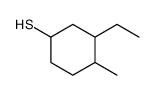 3-ethyl-4-methylcyclohexane-1-thiol Structure