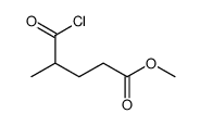 methyl 5-chloro-4-methyl-5-oxopentanoate Structure