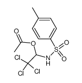 N-(2,2,2-trichloro-1-acetoxyethyl)-p-toluenesulfonamide Structure