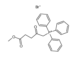 (5-methoxy-2,5-dioxopentyl)triphenylphosphonium bromide结构式