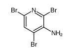 2,4,6-tribromopyridin-3-amine结构式