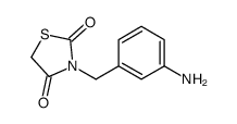 3-[(3-氨基苯基)甲基]-2,4-噻唑烷二酮结构式