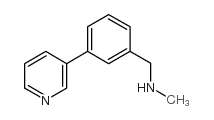 N-METHYL-N-(3-PYRIDIN-3-YLBENZYL)AMINE structure