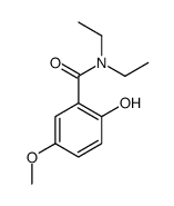 N,N-diethyl-2-hydroxy-5-methoxybenzamide Structure