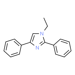 1-Ethyl-2,4-diphenyl-1H-imidazole结构式