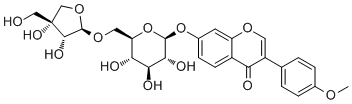 Formononetin 7-O-β-D- apiofuranosyl-(1→6)-O-β-D-glucopyranoside Structure