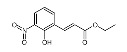 ethyl trans-2-hydroxy-3-nitrocinnamate结构式
