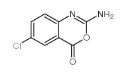 2-amino-6-chloro-4h-benzo[d][1,3]oxazin-4-one structure