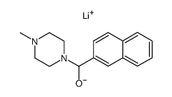 Lithium; (4-methyl-piperazin-1-yl)-naphthalen-2-yl-methanolate结构式