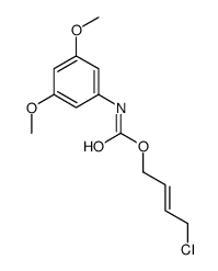 4-chlorobut-2-enyl N-(3,5-dimethoxyphenyl)carbamate Structure
