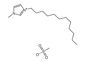 1-十二烷基-3-甲基咪唑甲磺酸盐结构式