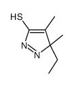 3H-Pyrazole-5-thiol,3-ethyl-3,4-dimethyl- Structure