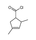 3-Cyclopentene-1-carbonyl chloride, 3,5-dimethyl- (7CI)结构式