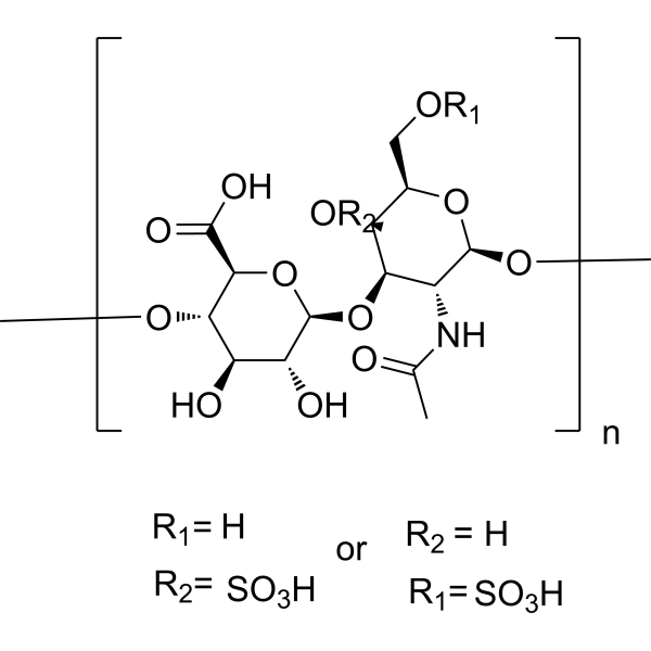 硫酸软骨素结构式常用名硫酸软骨素英文名chondroitin sulfatecas号