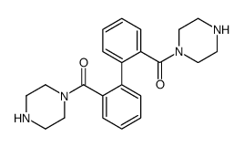 [2-[2-(piperazine-1-carbonyl)phenyl]phenyl]-piperazin-1-ylmethanone Structure