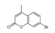 7-bromo-4-methylchromen-2-one Structure