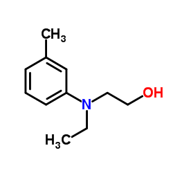 N-乙基-N-羟乙基间甲苯胺结构式