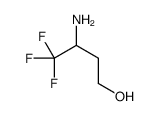 3-氨基-4,4,4-三氟丁-1-醇结构式