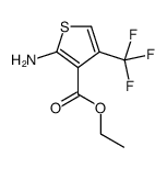 ethyl 2-amino-4-(trifluoromethyl)thiophene-3-carboxylate结构式